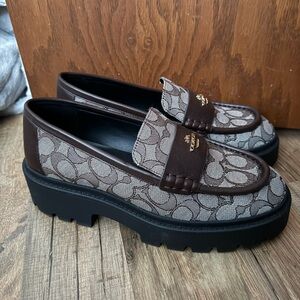 Coach Lucy Loafer in Signature Jacquard